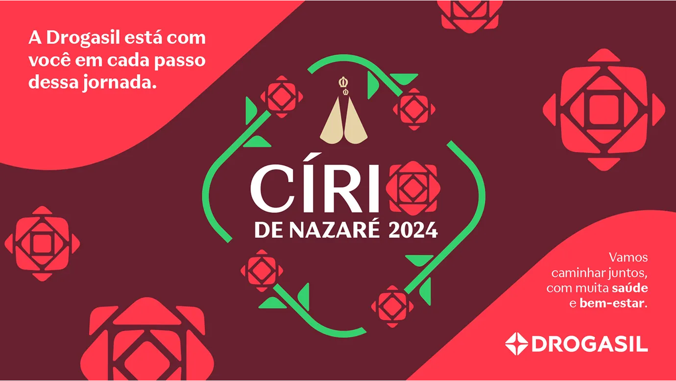 Key Visual Círio de Nazaré 2024 - Drogasil