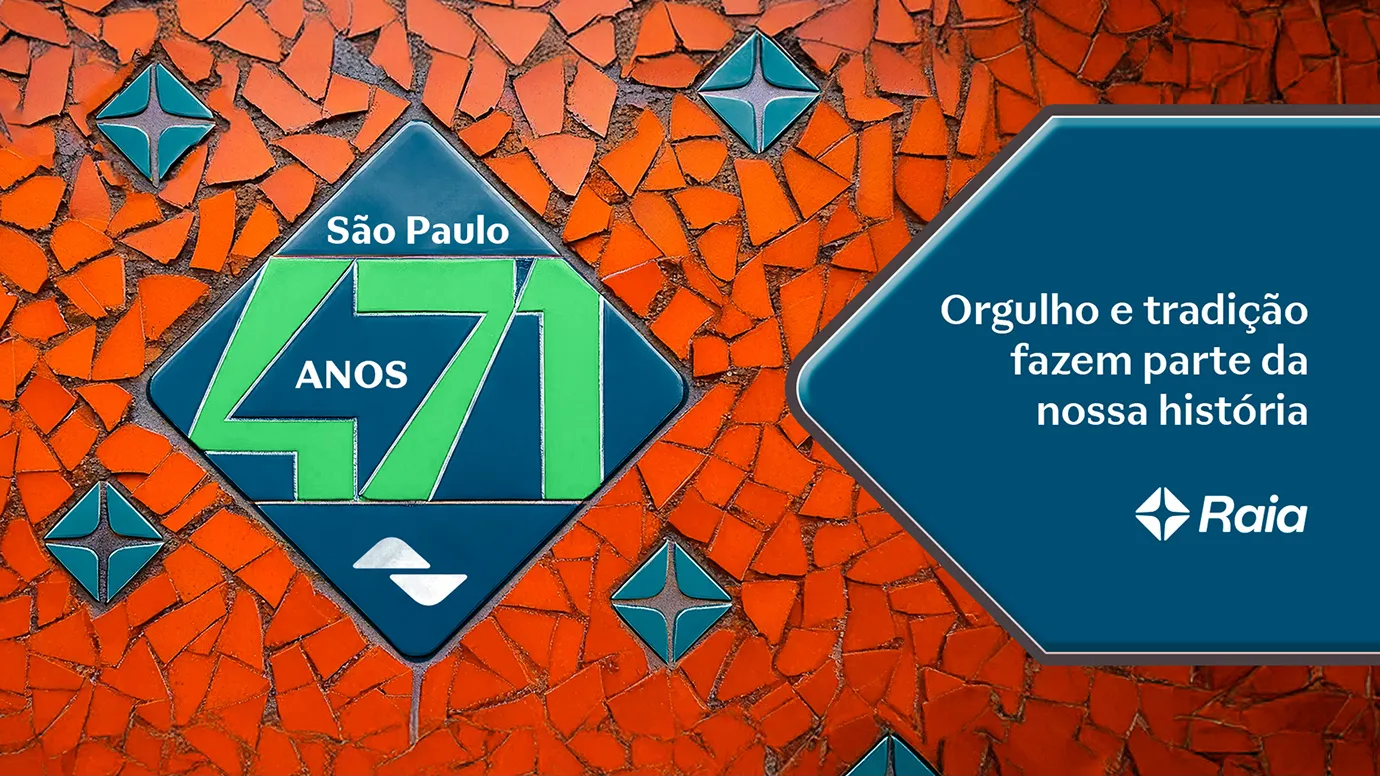 Key Visual São Paulo 471 Anos - Droga Raia